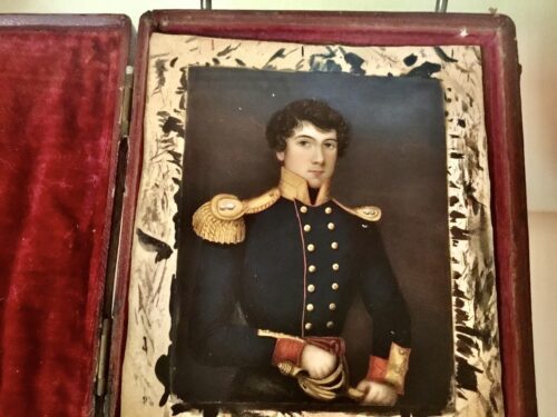 Portrait Miniature Naval Officer